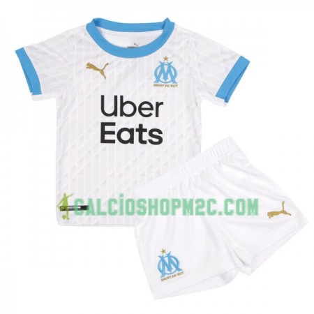 Olympique de Marseille Bambino Maglia Prima 2020/2021 Manica Corta (+ Pantaloncini)